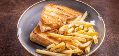 Brie and Tomato Toastie