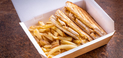 Cajun Chicken and Cheese Toastie