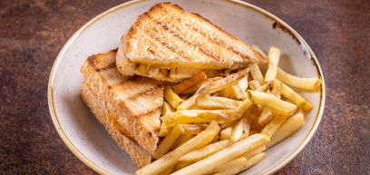 Cajun Chicken and Cheese Toastie