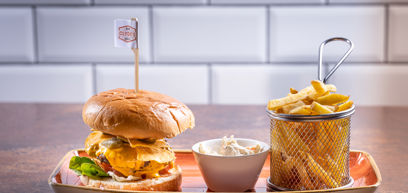 Mexican Nacho Burger