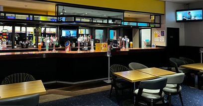 Namco Funscape Norwich bar area with seating