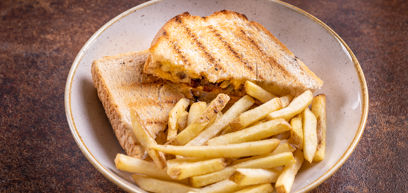 Brie and Tomato Toastie