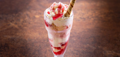 Raspberry Ripple Triple Sundae